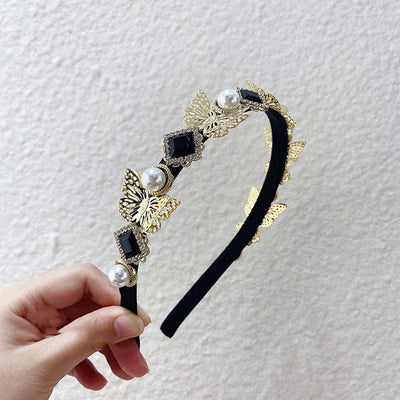 Accesorios para Cabello Barroco Vintage con Perlas y Cristales Brillantes - Image 8
