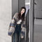 Cardigan Rayado Bicolor con Diseño Moderno para Otoño e Invierno