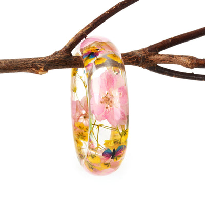 Pulsera de Flores Secas con Resina Epoxi Cristal AB - Image 2