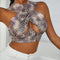 Sostén Realzador con Halter Ajustable y Soporte Umbilical