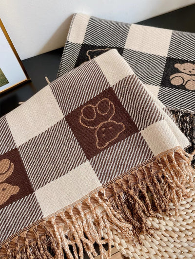 Bufanda de Faux Cashmira Cálida y Versátil para Mujer - Otoño e Invierno - Image 12