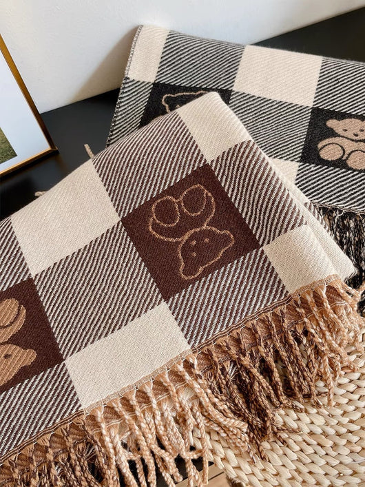 Bufanda de Faux Cashmira Cálida y Versátil para Mujer - Otoño e Invierno - Image 12