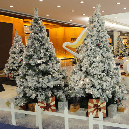 Árbol de Navidad Decorativo con Efecto Nieve Esponjosa - Image 8