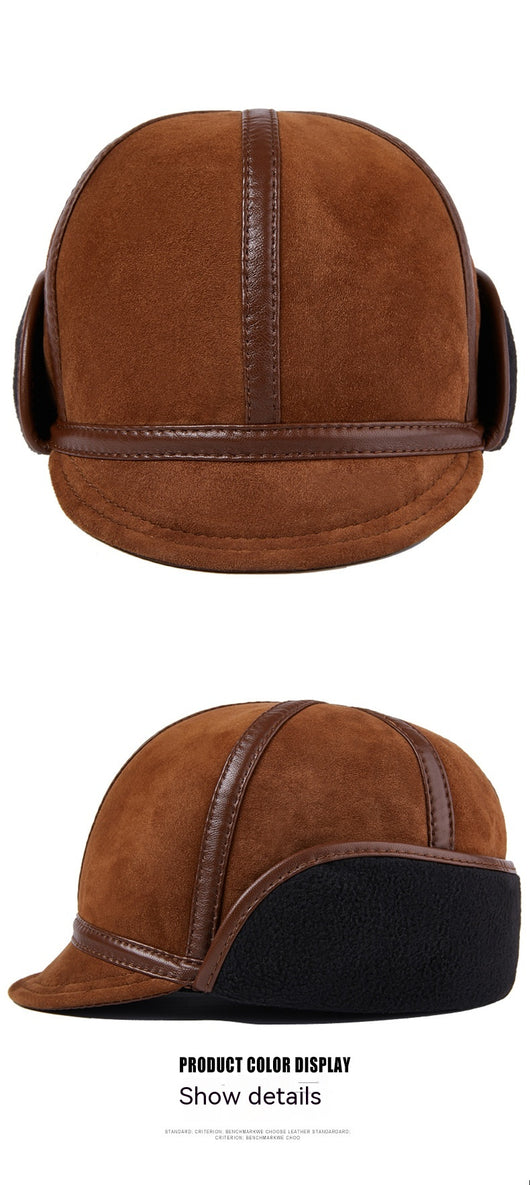 Gorro de Invierno en Piel de Borrego con Forro Térmico para Hombre - Image 14