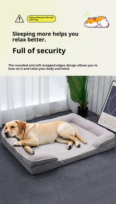 Cama Ortopédica para Mascotas de Cuatro Estaciones con Funda Removible y Lavable - Image 13