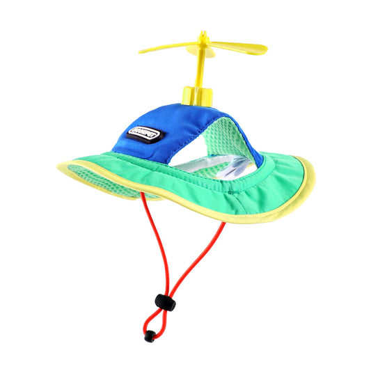 Gorro Pescador Protección Solar para Perros Yorkshire y Bichón con Orejas Abiertas