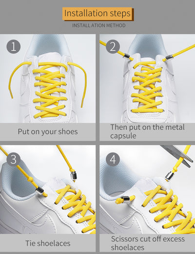 Cordones Elásticos sin Nudo con Cierre Metálico para Niños y Adultos - Image 36