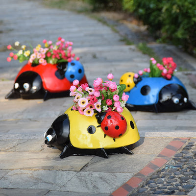 Decoración de Mariquita de Siete Puntos para Jardín y Terraza