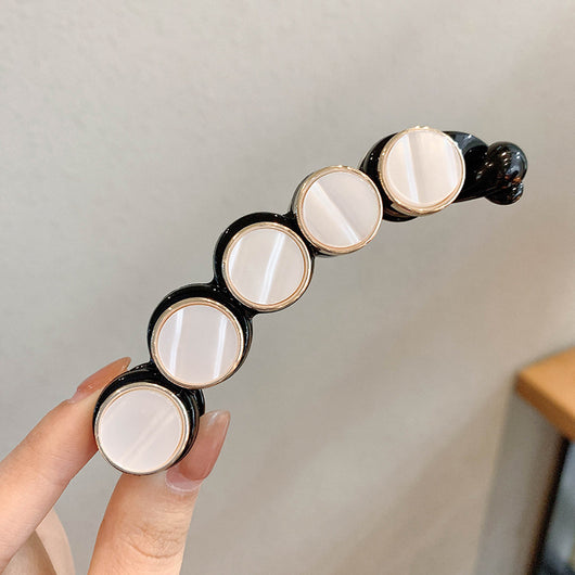 Pinza Plátano Jumbo de Perla para Cabello Largo - Image 12