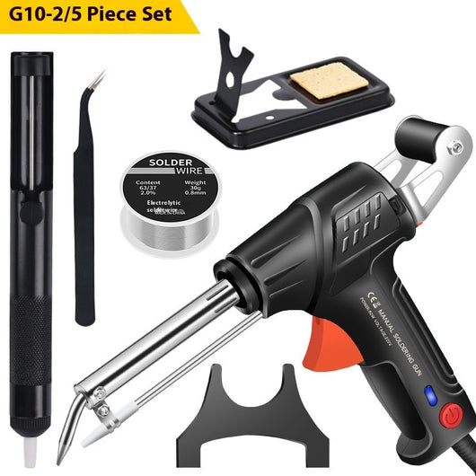Kit Profesional de Soldadura con Pistola y Luz LED - Image 2
