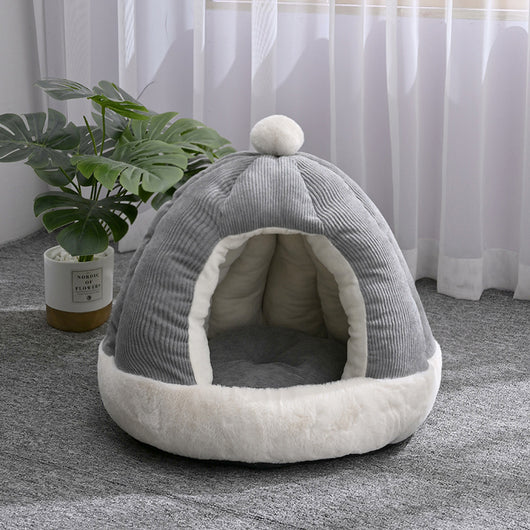 Casa Cama Semiencerrada para Perros y Gatos - Image 6