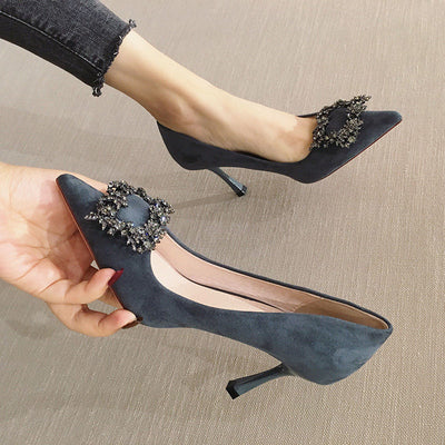 Tacones Stiletto Puntiagudos Versátiles para Mujer - Image 6