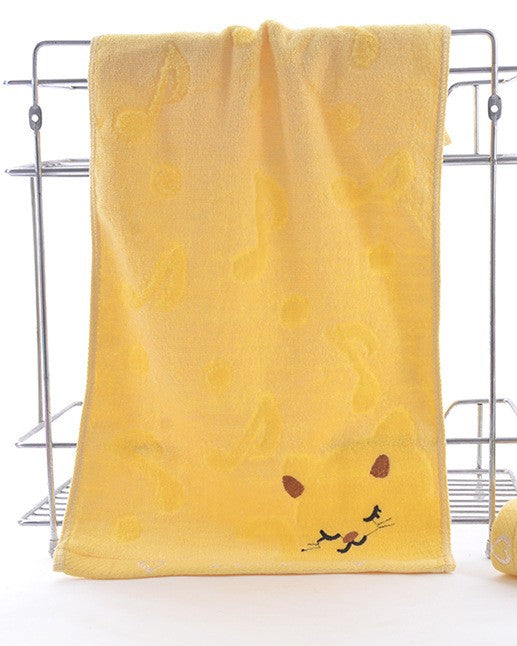 Toallas de Baño Fibra de Bambú con Diseño Gatito - Image 8