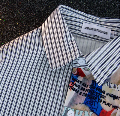 Playera Estampado Oso a Rayas para Hombre y Mujer - Image 8