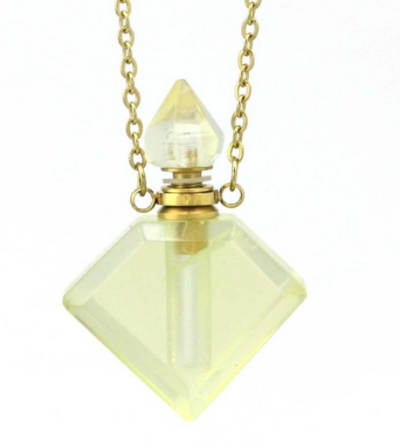 Botella de Perfume de Cristal Diamante - Colgante Aromaterapeuta Portátil - Image 5