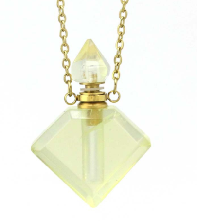 Botella de Perfume de Cristal Diamante - Colgante Aromaterapeuta Portátil - Image 5