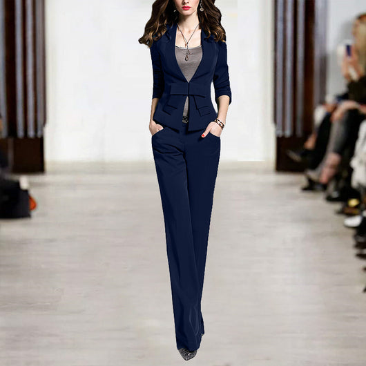 Traje Ejecutivo Mujer Corte Slim Elegancia Moderna - Image 6