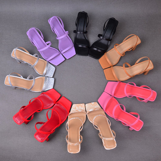 Sandalias de Tacón Cuadrado en Cuero con Diseño Minimalista - Image 23