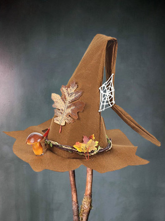Sombrero de Bruja Moderno Lana Felt Punta - Disfraz Halloween Cálido Otoño Invierno - Image 7