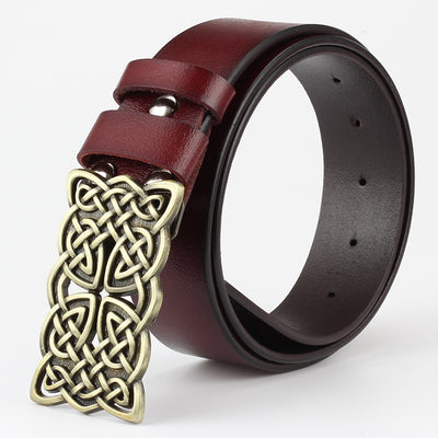 Cinturón Vintage de Cuero Genuino - Estilo Versátil para Jóvenes - Image 4