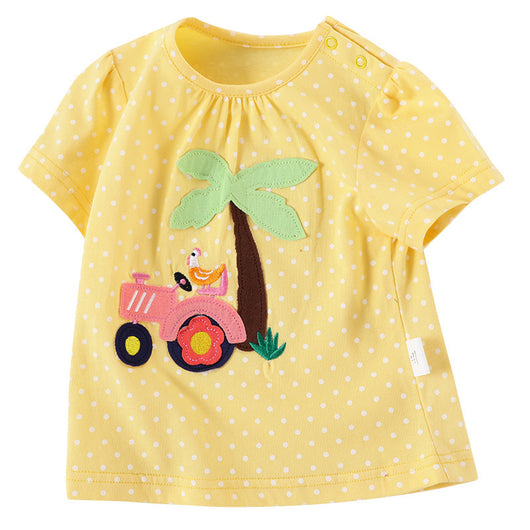 Playera Infantil de Manga Corta con Estampado de Caricaturas - Image 10