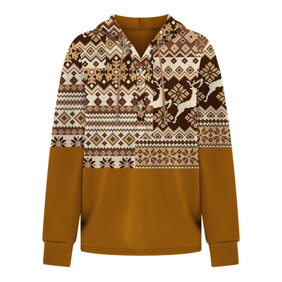 Suéter Navideño Corto con Capucha para Mujer - Image 11