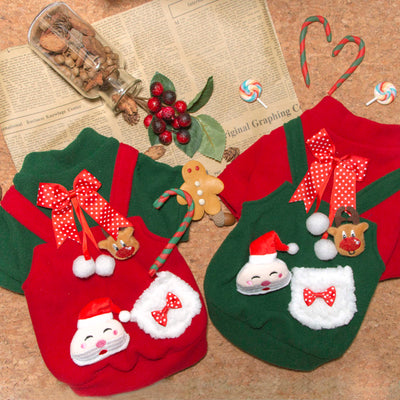 Suéter Navideño de Terciopelo para Perros Pequeños y Medianos - Image 9