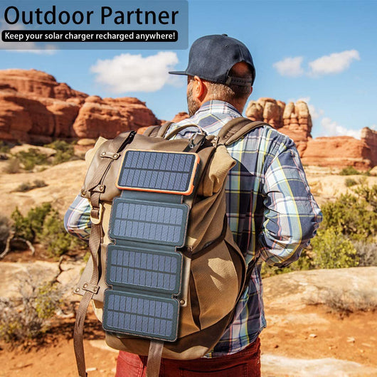 Cargador Solar Impermeable para Celular con Energía Renovable