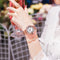 Reloj de Moda para Mujer con Banda de Acero y Micro-grabado de Diamantes
