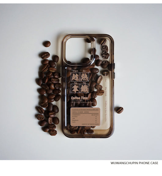 Funda para Teléfono con Botón Metálico Estilo Café - Image 9