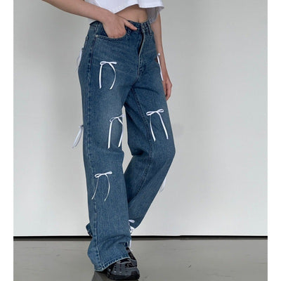 Pantalones Rectos Holgados Estilo Retro para Mujer - Image 10