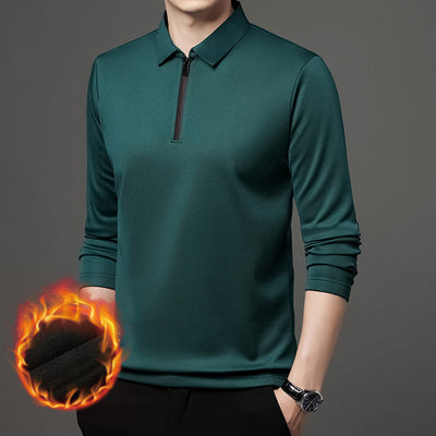 Polo Térmico con Cierre Parcial y Forro Polar para Hombre - Image 4