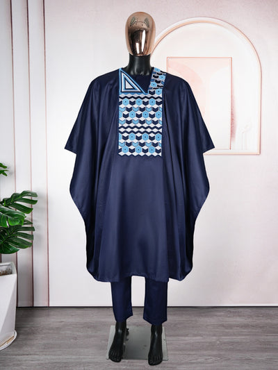 Traje de Tres Piezas Ejecutivo con Bordado para Hombre - Image 10
