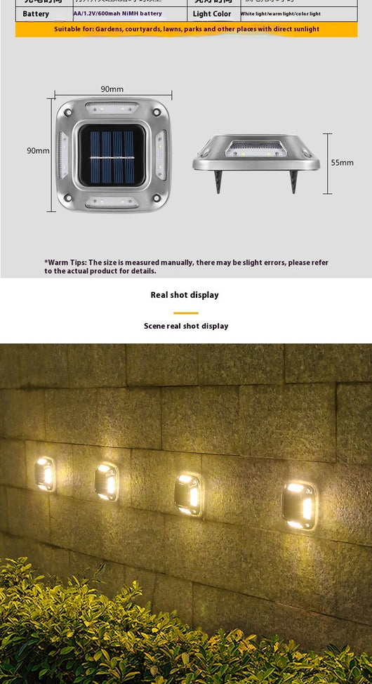 Lámpara Solar de Pared para Exterior - Decoración de Jardín, Terraza y Balcón - Image 15