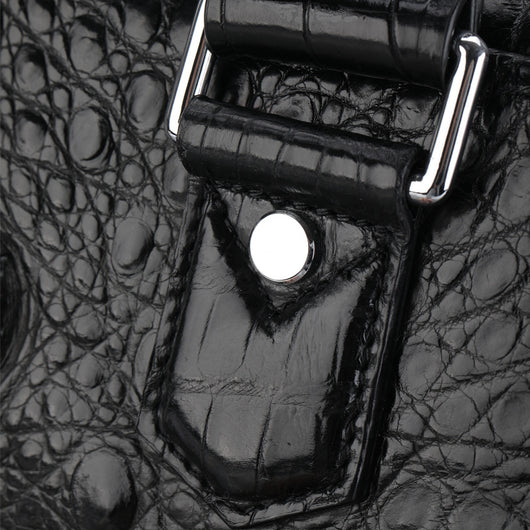Bolsa de Viaje Ejecutiva en Cuero Cocodrilo para Hombre - Image 9