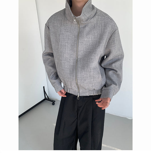 Chaqueta Minimalista para Pareja - Diseño Urbano Otoño - Image 18