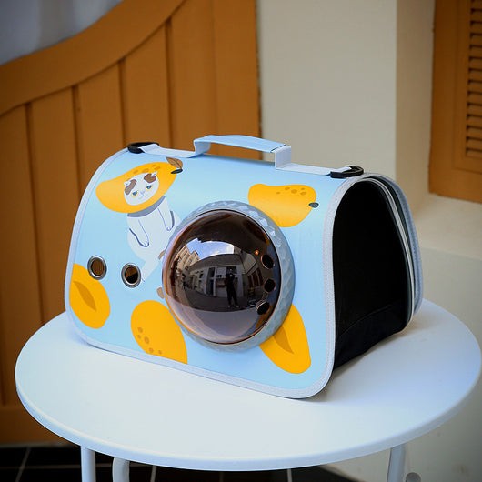 Bolsa Transportadora Transparente para Gatos - Portátil y Segura - Image 9