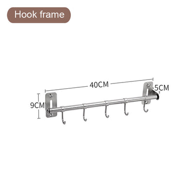 Escurridor de Platos y Ollas de Pared Sin Perforación en Acero Inoxidable - Image 7