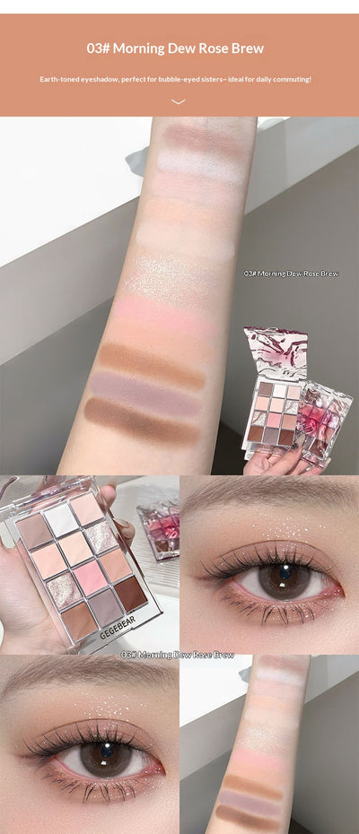 Paleta de Sombras Efecto Agua Ripple para Maquillaje Coreano - Image 11