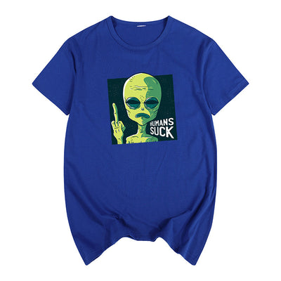 Camiseta Unisex de Manga Corta con Diseño de Caricatura Satírica - Image 31