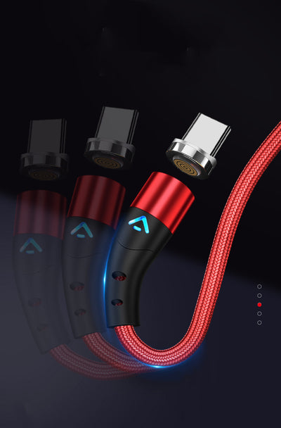Cable Magnético Rotativo de Carga Rápida 3A con Transmisión de Datos - Image 14