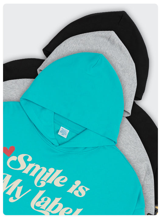 Sudadera Hombre Oversize con Capucha y Estampado Foam Letter - Image 7