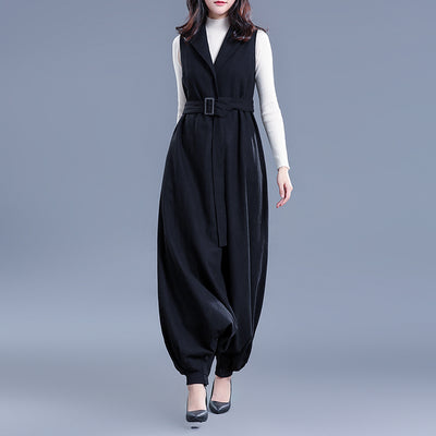 Mono Overol de Lana Talla Grande Suelto Estilo Tweed - Image 11
