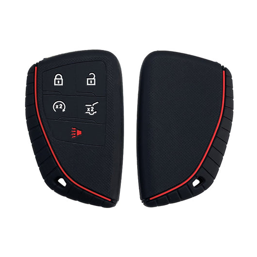 Funda Protectora de Silicona para Llave Chevrolet Tahoe Ivia GW con Patrón de Neumático - Image 4