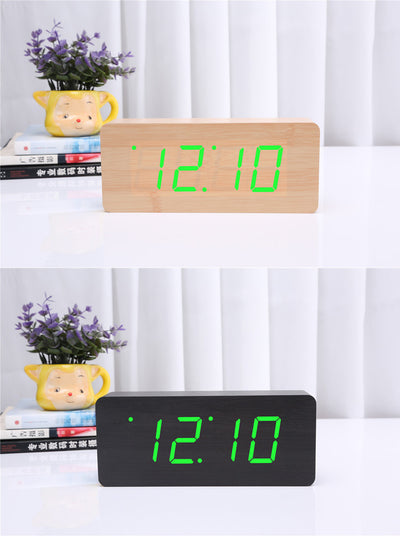 Reloj Despertador de Madera Natural - Image 9