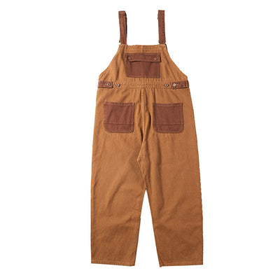 Overol Retro Holgado con Tirantes en Khaki Trendy - Image 6