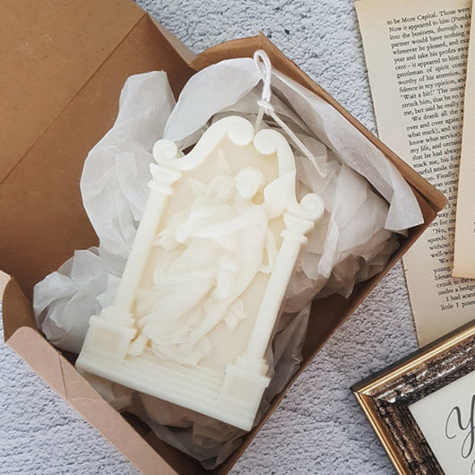 Molde de Silicona para Velas Aromáticas con Diseño de Ángeles y Pasteles - Image 3
