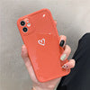 Funda Protectora TPU Borde Recto Diseño Love para Celular