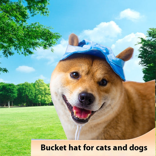 Gorro Bucket Transpirable para Perros y Gatos - Protección Estival Resistente