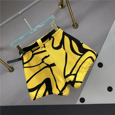 Shorts Talle Alto Slim con Diseño Asimétrico - Image 22
